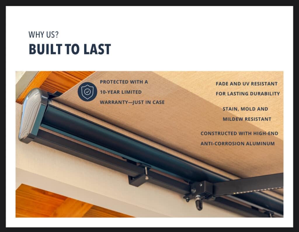 Benefits of motorized retractable awnings for outdoor living spaces